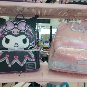 Sanrio Purple and Pink Character Backpack Duo